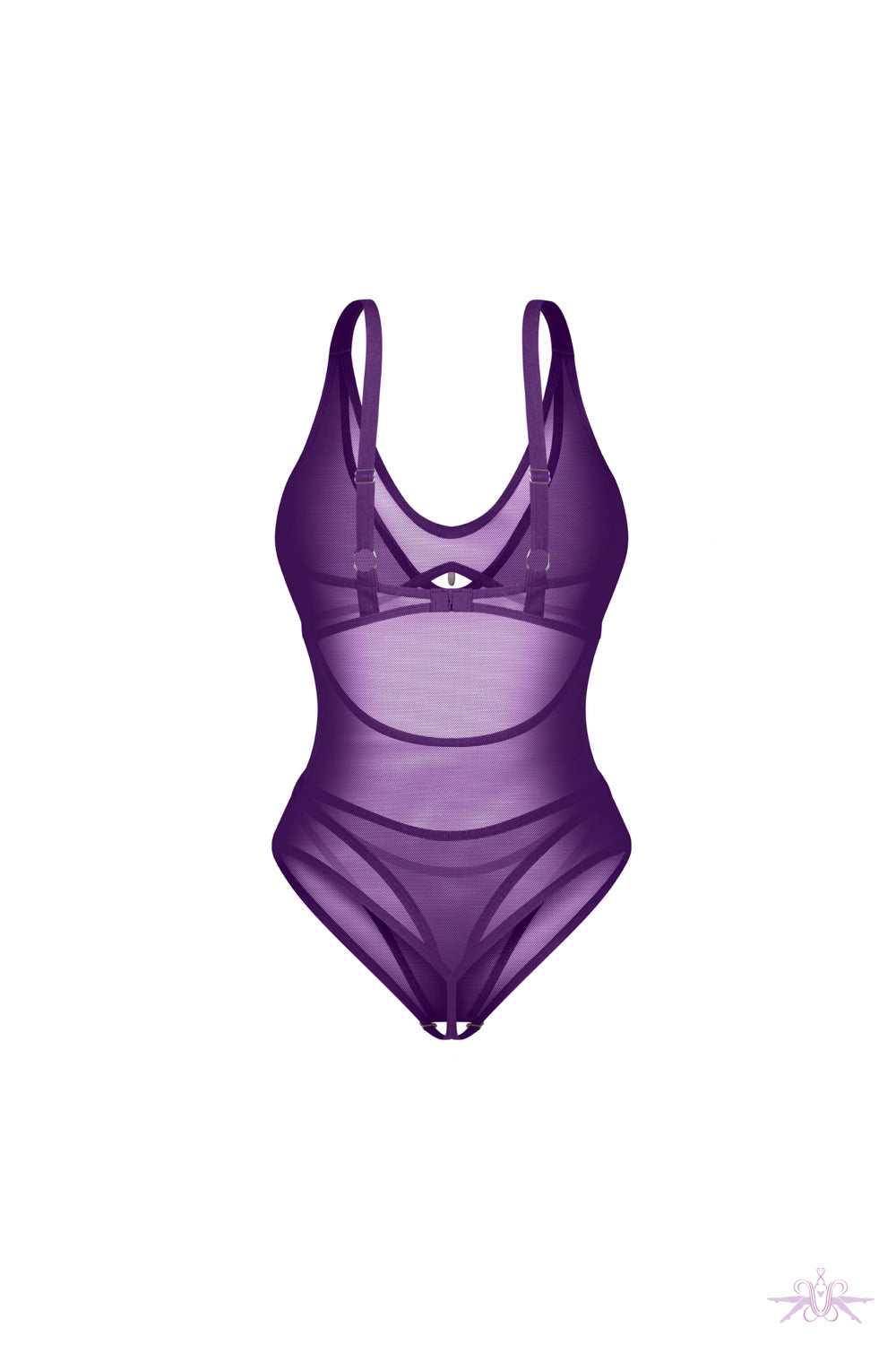 Obsessive Vibres Crotchless Bodysuit