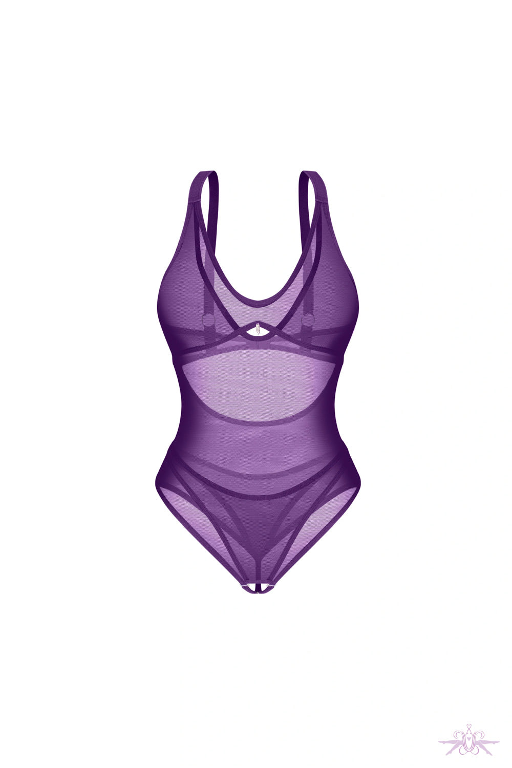 Obsessive Vibres Crotchless Bodysuit