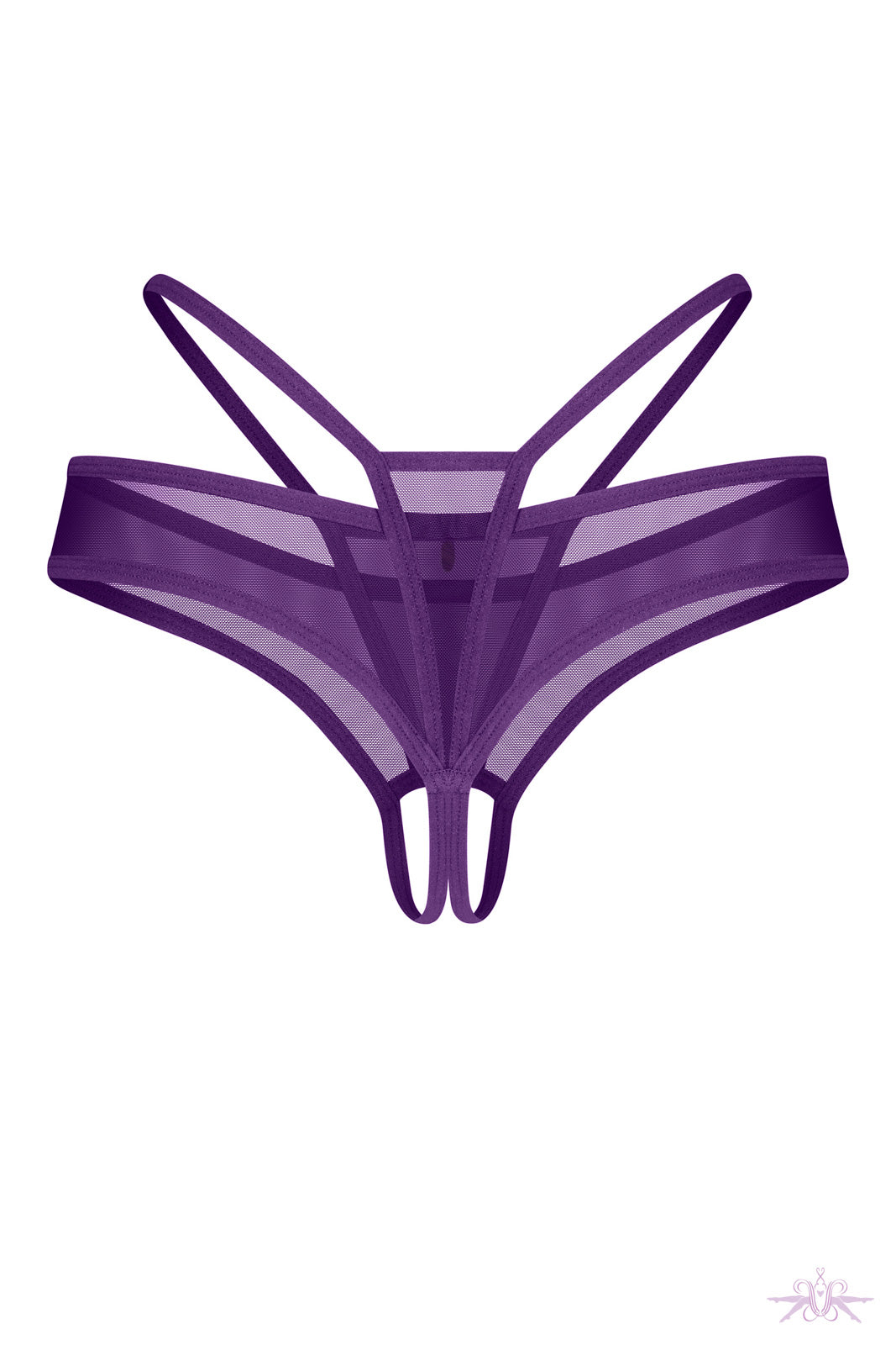 Obsessive Vibres Crotchless Thong