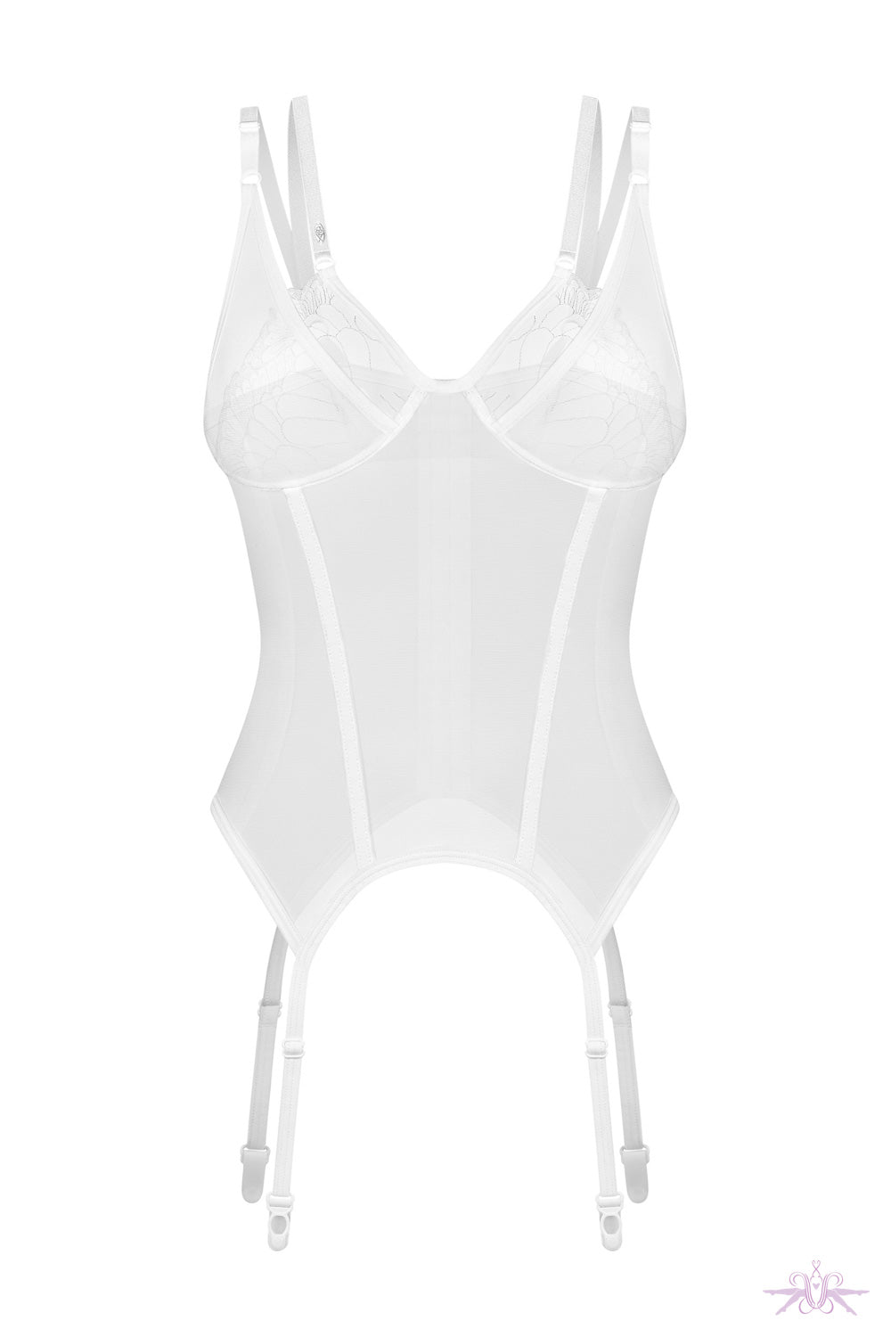 Obsessive Arrowel White Corset