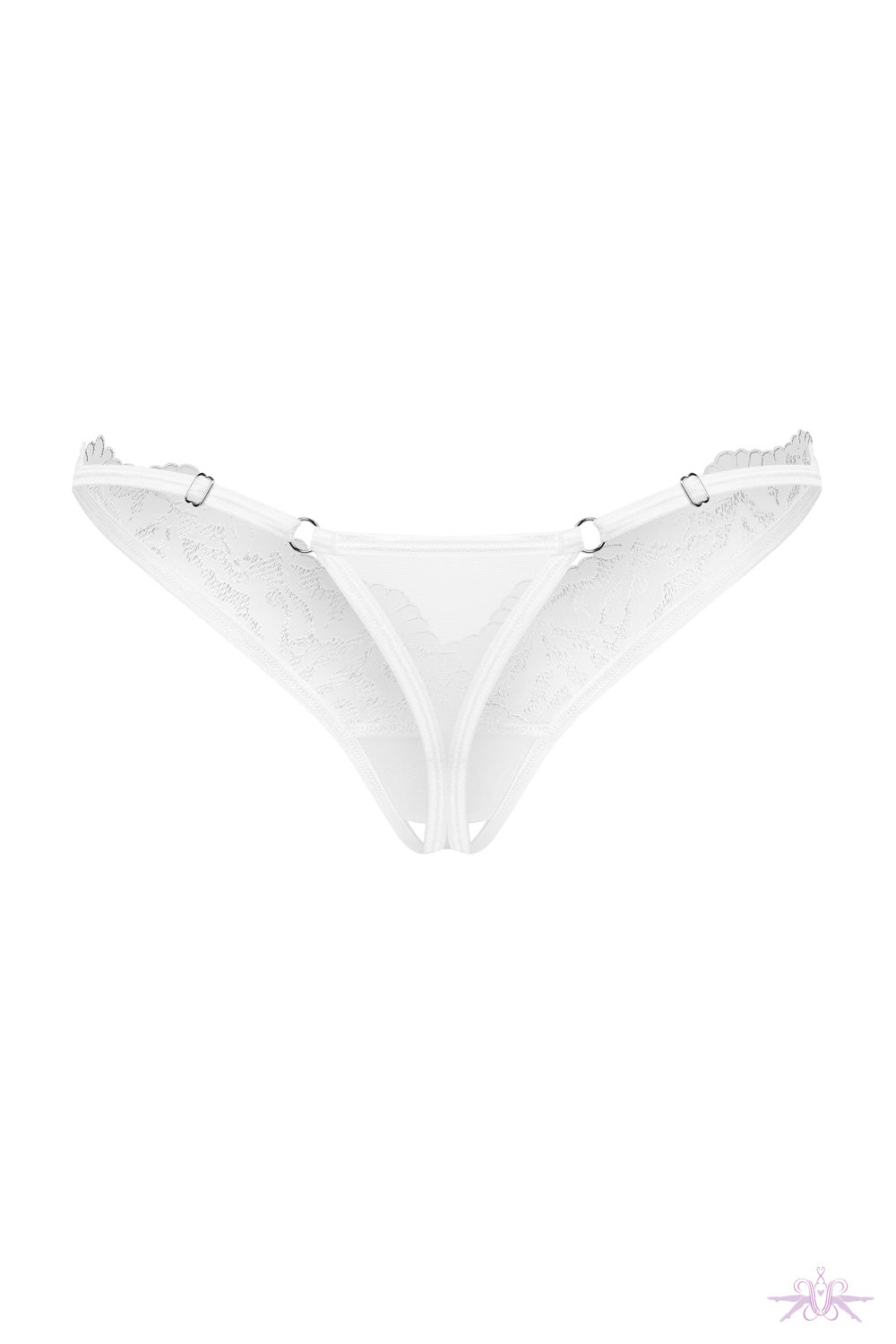Obsessive Arrowel White Crotchless Thong