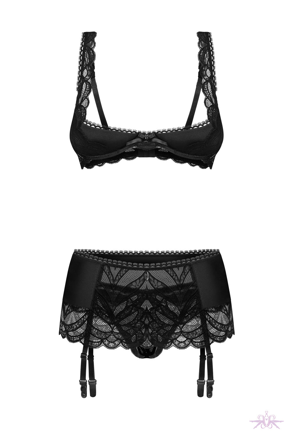 Obsessive Lecille 3pcs Black Set