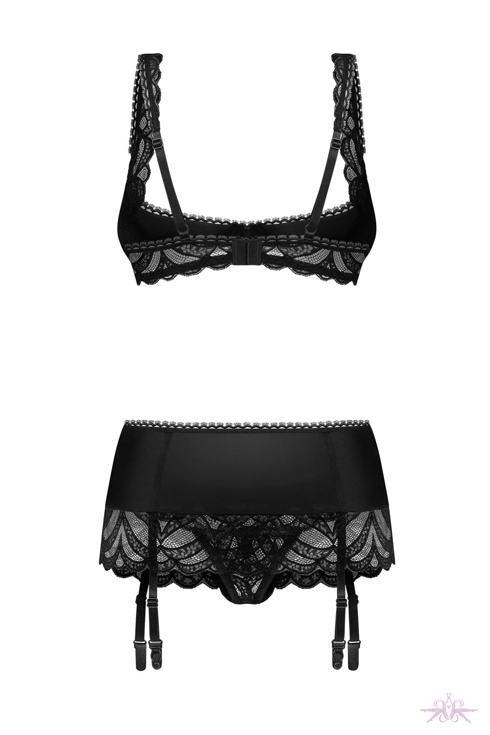 Obsessive Lecille 3pcs Black Set