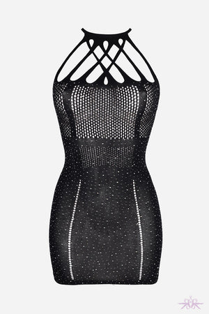 Marilyn Black Sparkle Dress