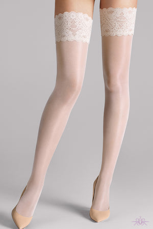 Wolford Satin Touch 20 Stay Ups - Mayfair Stockings