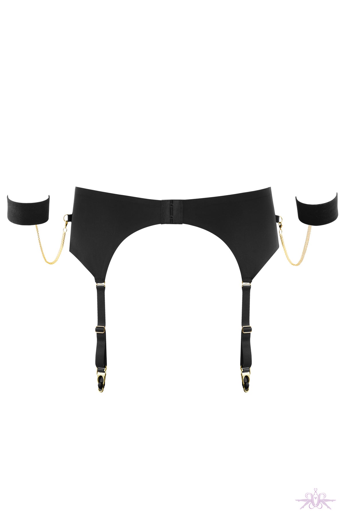 Maison Close Tapage Nocturne Black Garter Belt - Mayfair Stockings