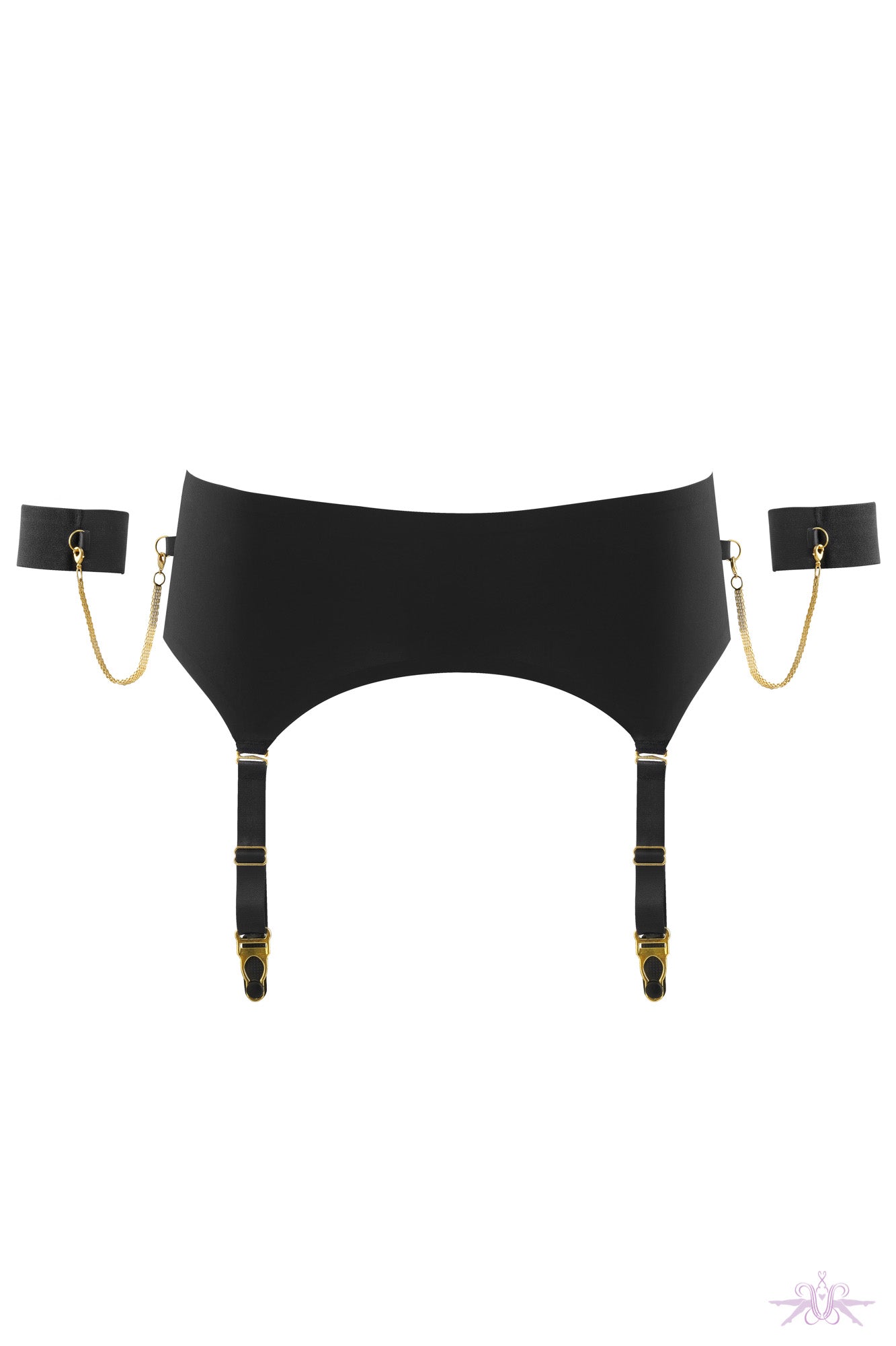 Maison Close Tapage Nocturne Black Garter Belt - Mayfair Stockings