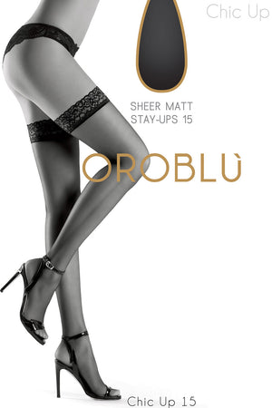 Oroblu Chic Up 15 Hold Ups - Mayfair Stockings