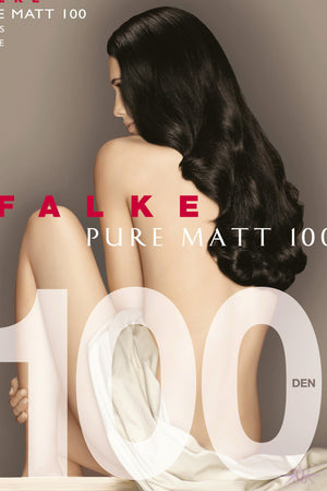 Falke Pure Matt 100 Opaque Tights - Mayfair Stockings