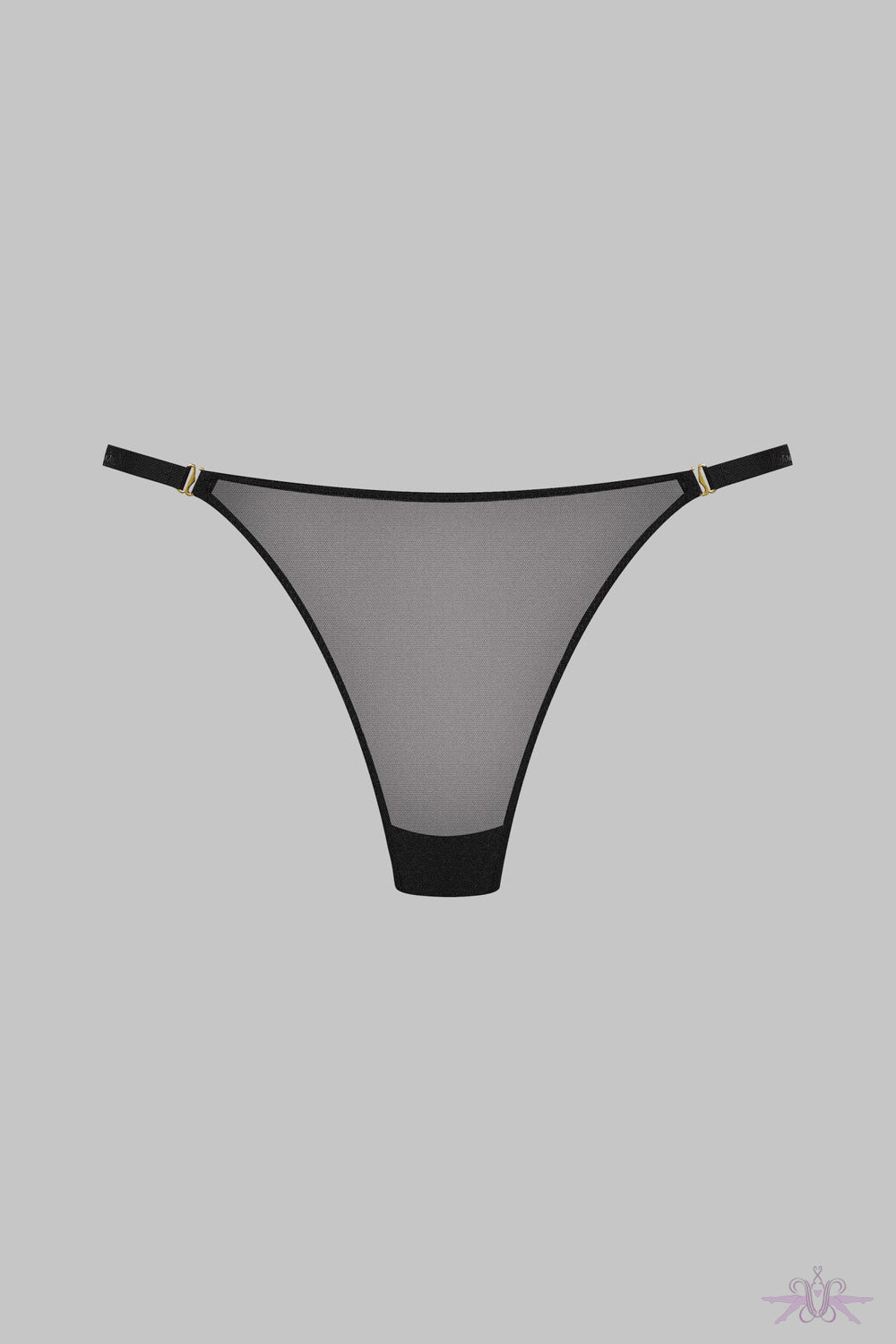 Maison Close Corps a Corps Black Mini Thong