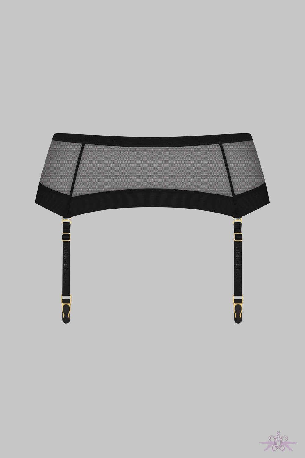Maison Close Corps a Corps Black Suspender Belt