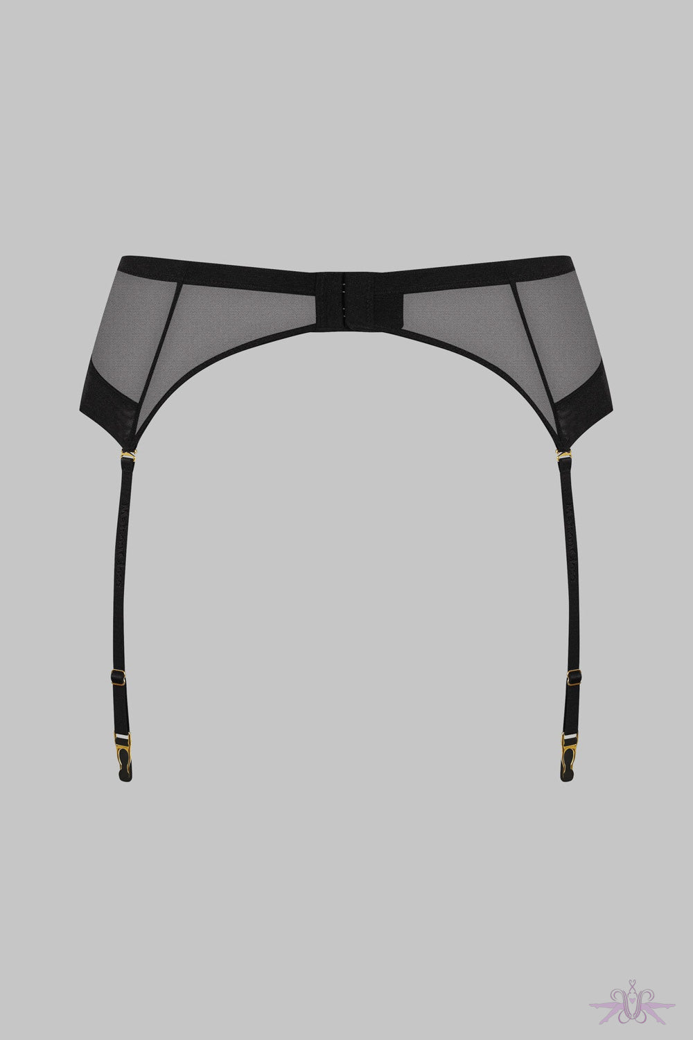 Maison Close Corps a Corps Black Suspender Belt