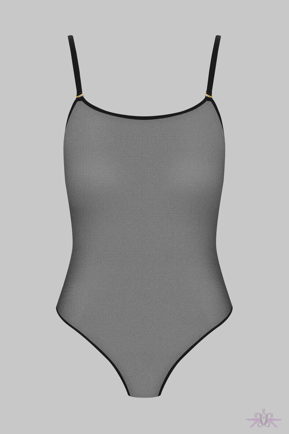 Maison Close Corps a Corps Black Bodysuit