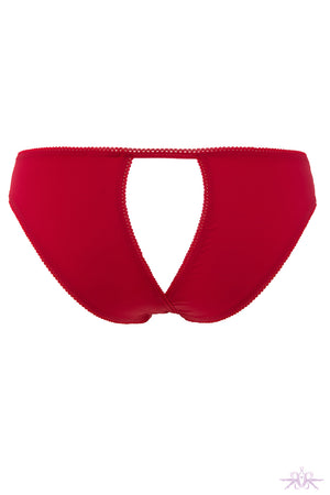 Maison Close Le Petit Secret Red Open Panty - Mayfair Stockings