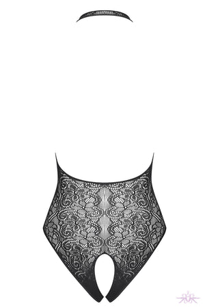 Obsessive Lace Up Fishnet Bodysuit - Mayfair Stockings