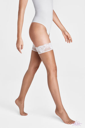 Wolford Nude 8 Lace Stay Ups