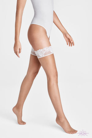 Wolford Nude 8 Lace Stay Ups