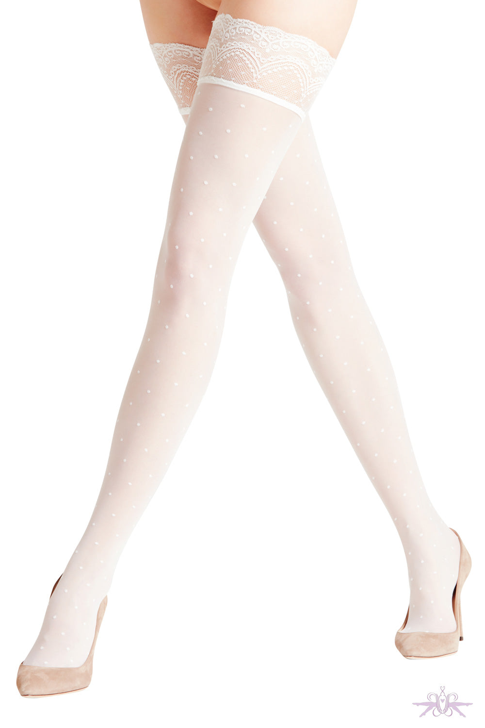 Falke Pure Dot Hold Ups