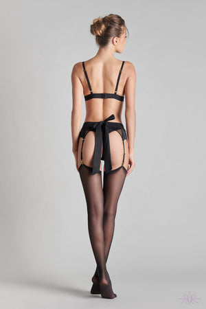 Maison Close Sheer Cut and Curled Stockings - Mayfair Stockings