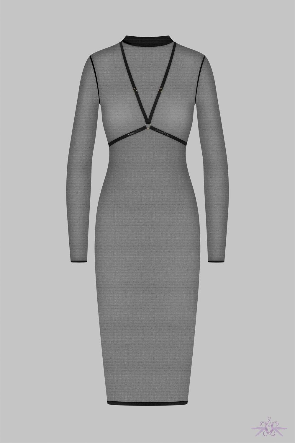Maison Close Corps a Corps Sheer Dress with Harness