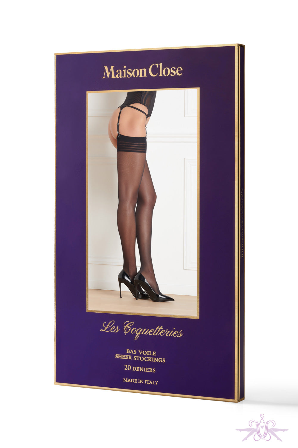 Maison Close Sheer Stripe Stockings - Mayfair Stockings