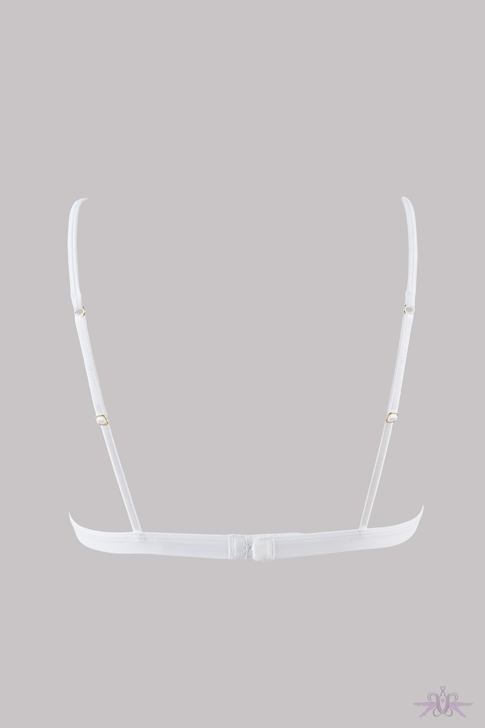 Maison Close Pure Tentation White Triangle Bra - Mayfair Stockings