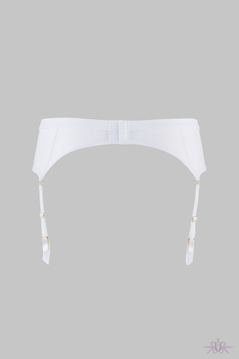 Maison Close Pure Tentation White Garter Belt - Mayfair Stockings
