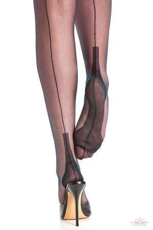 Gio Cuban Heel Fully Fashioned Stockings - Mayfair Stockings