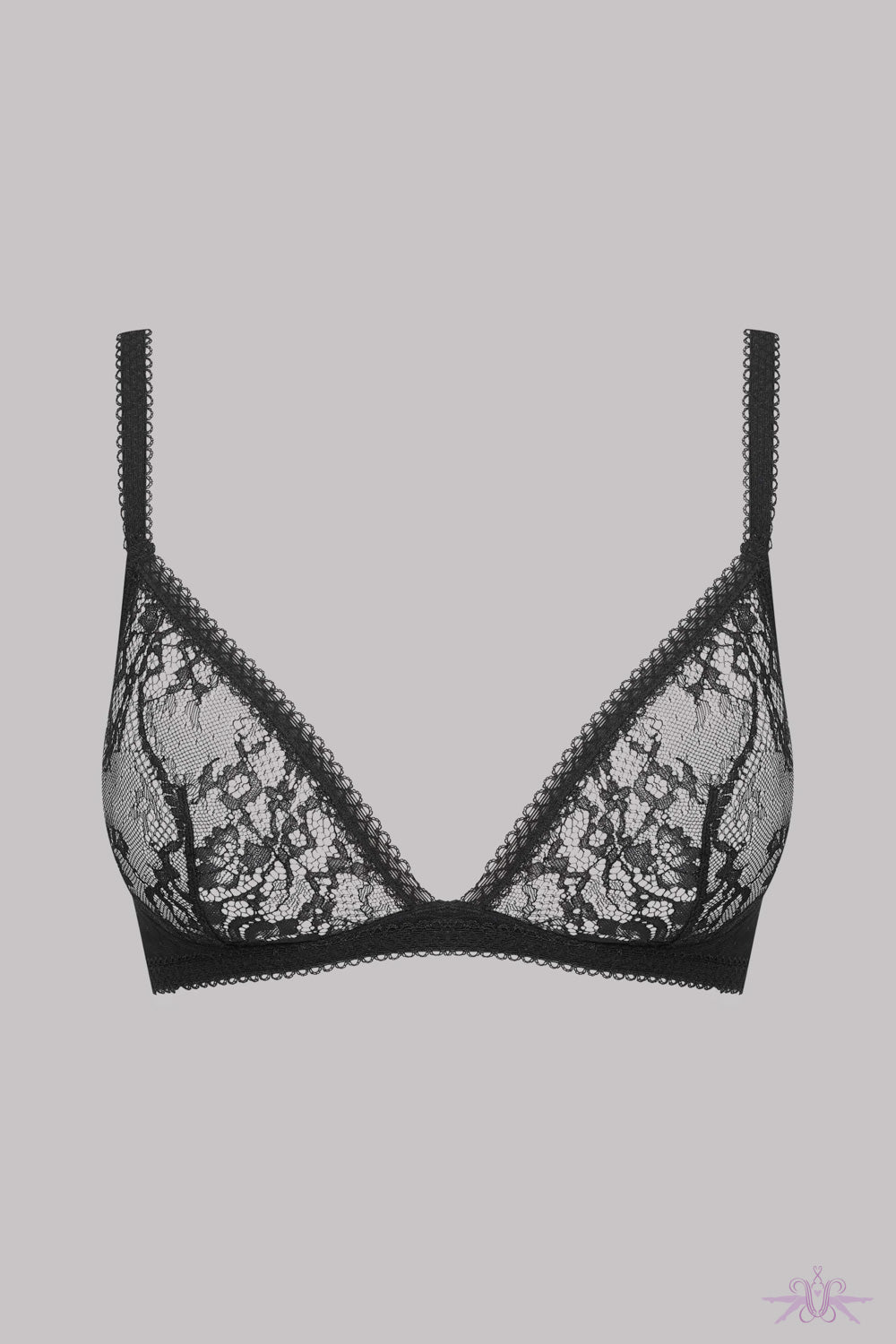 Bra Inspiration Maison Close Inspiration Divine Black Lace Triangle Bra at Mayfair ...