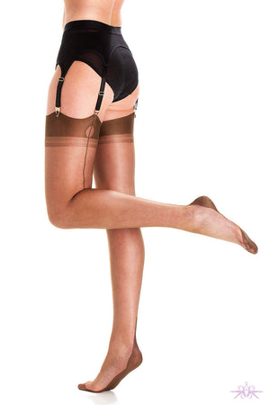 Gio Cuban Heel Fully Fashioned Stockings - Mayfair Stockings