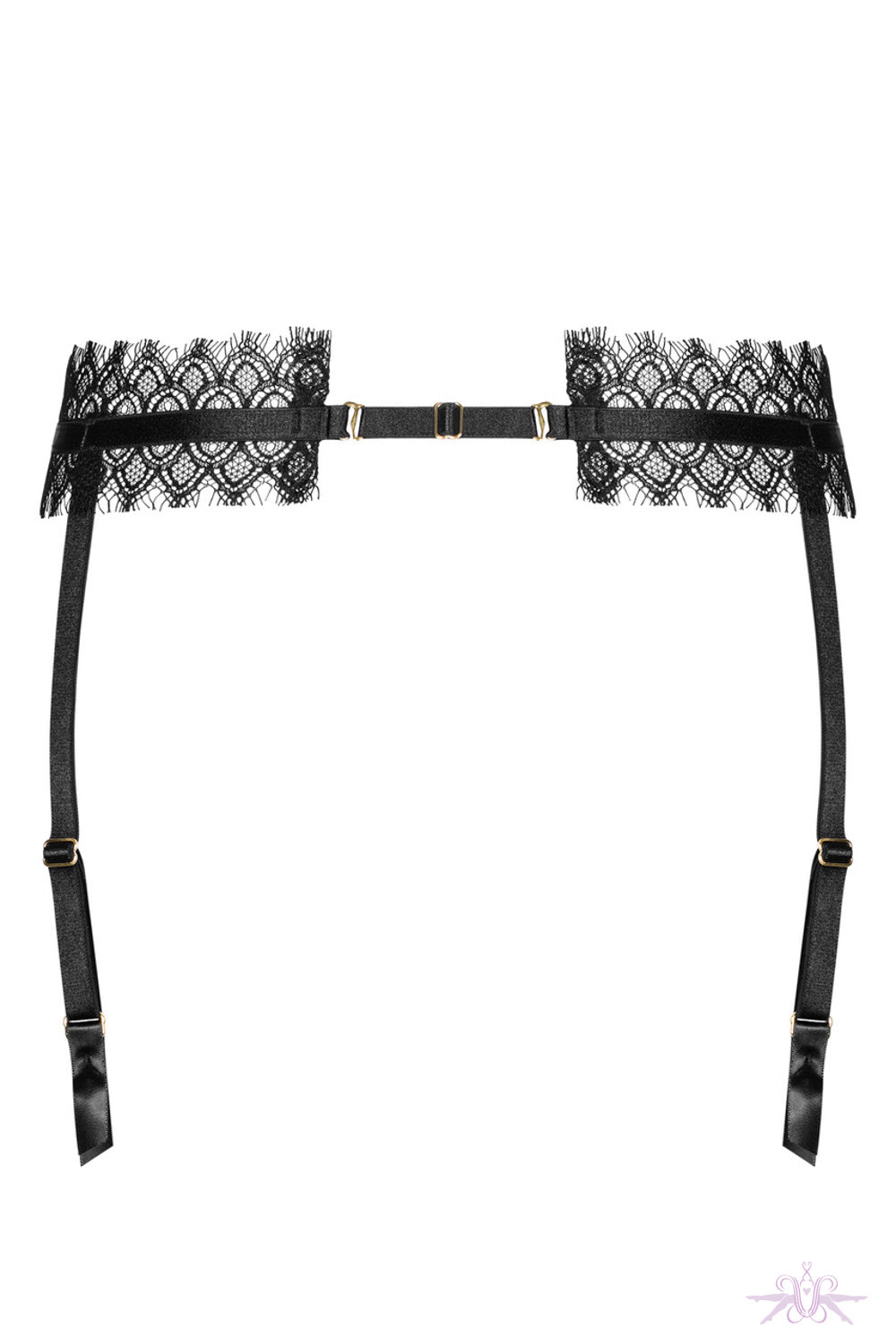 Maitresse Black Suspender Belt main image 1