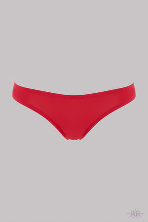Maison Close Tapage Nocturne Red Openable Thong - Mayfair Stockings