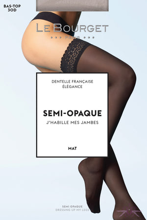 Le Bourget Grace 30D Hold Ups - Mayfair Stockings