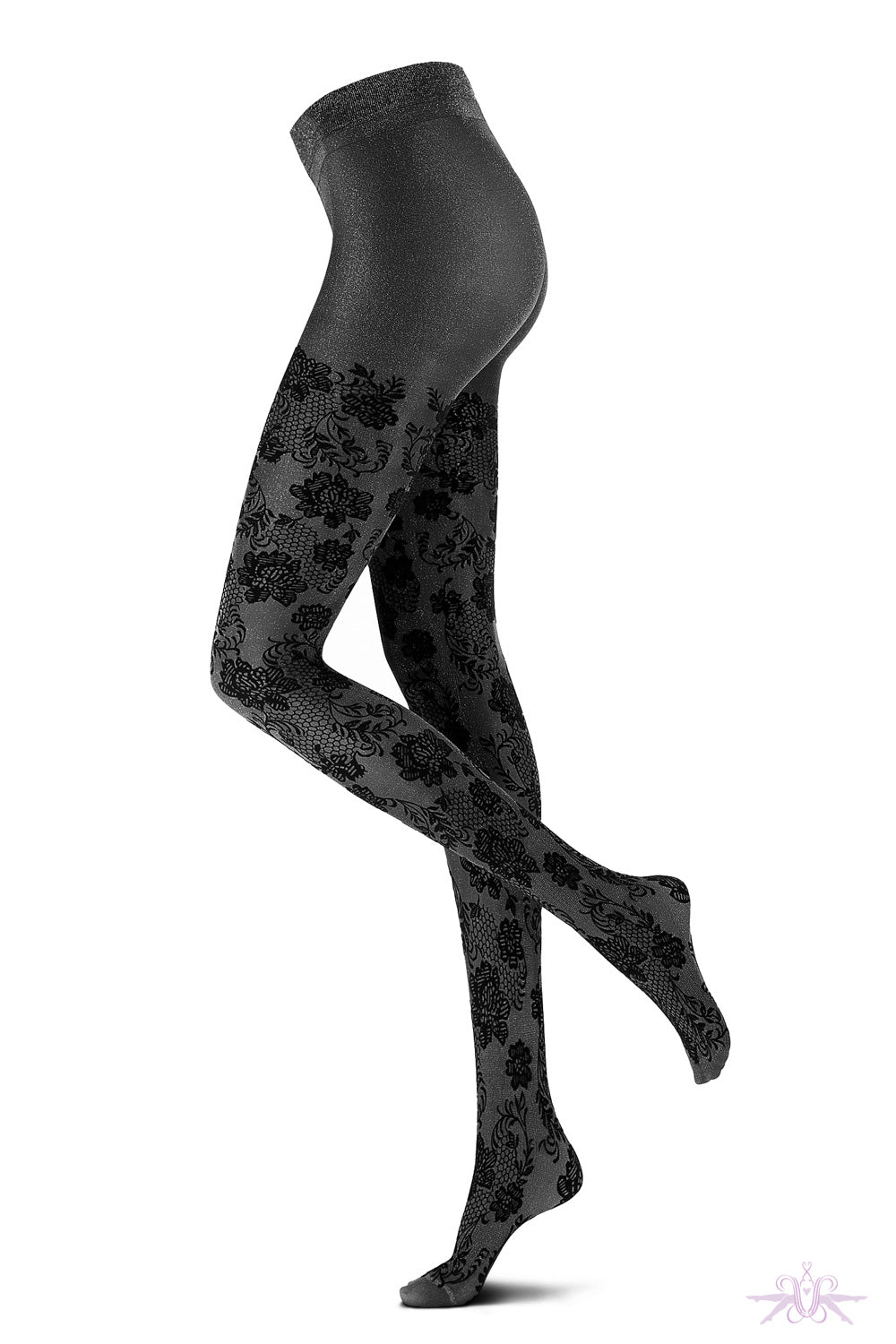 Oroblu Holiday Lacy Velvet 40 Opaque Tight