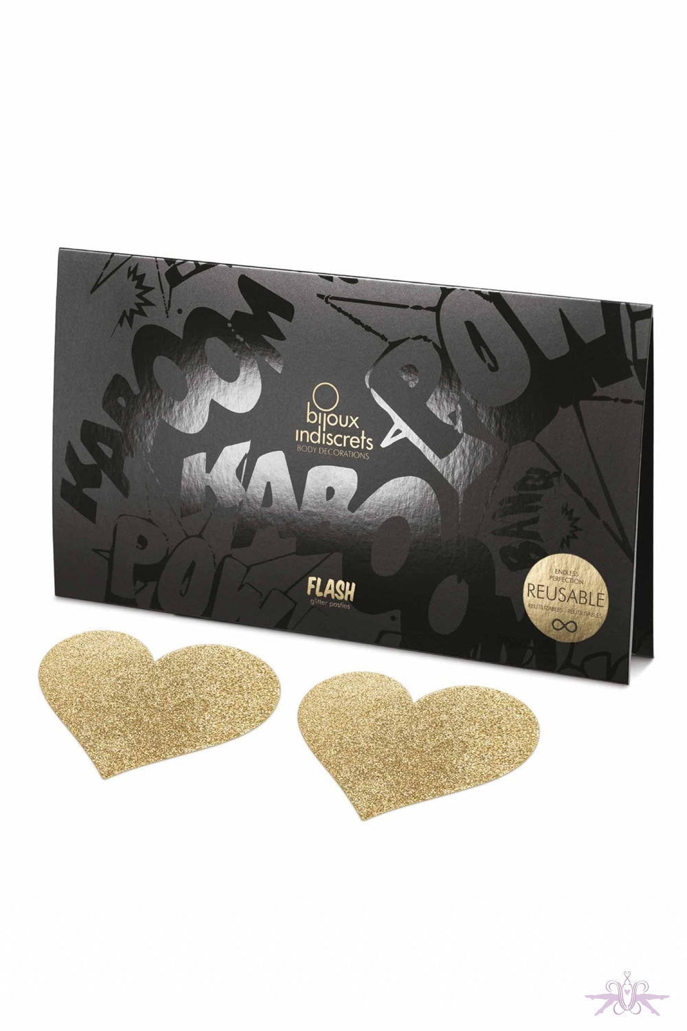 Bijoux Indiscrets Gold Heart Nipple Pasties