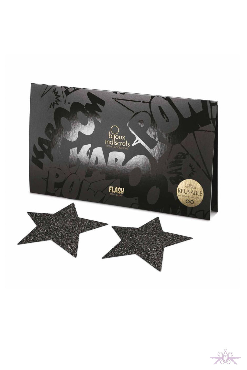 Bijoux Indiscrets Black Star Nipple Pasties