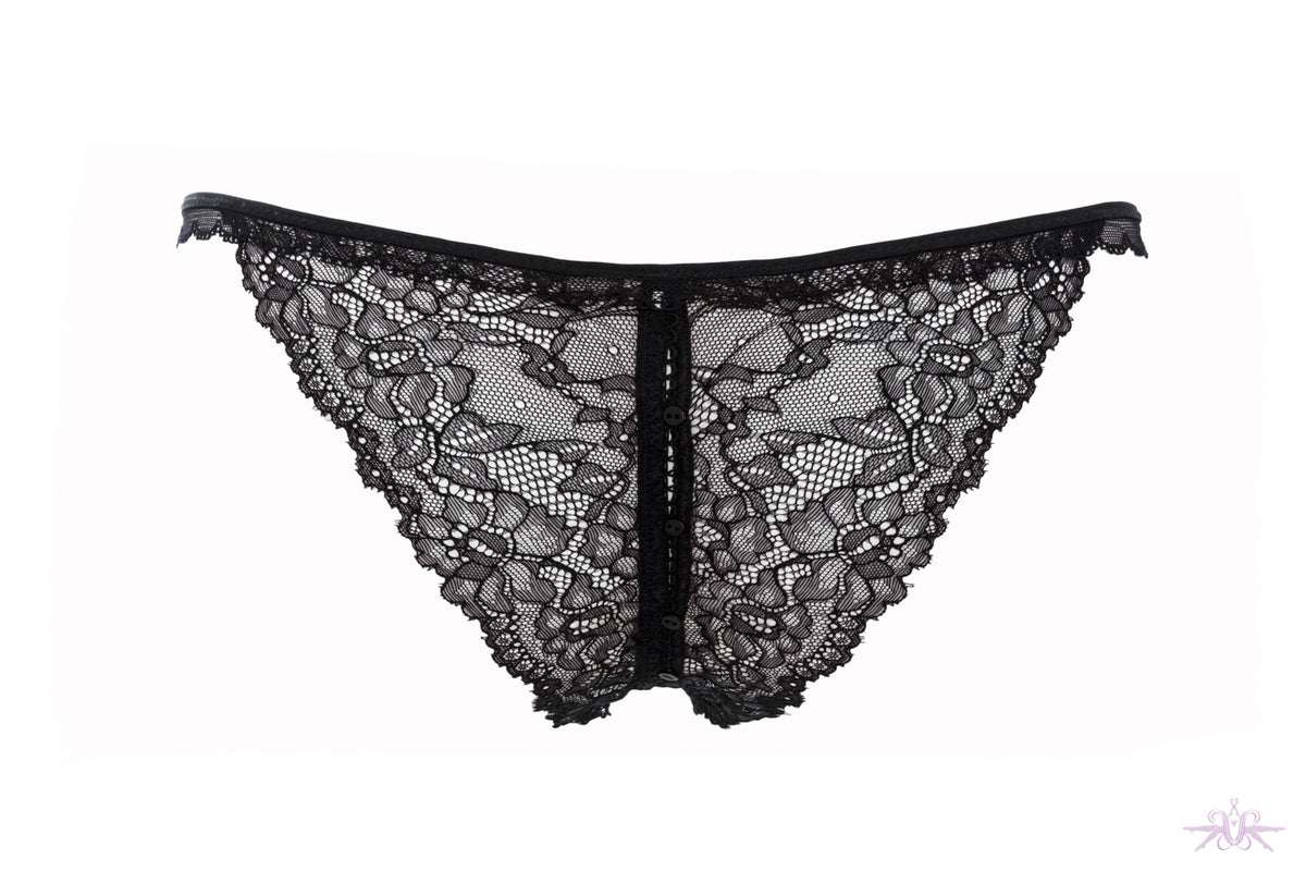 Maison Close Le Petit Secret Dentelle Openable Tanga - Mayfair Stockings