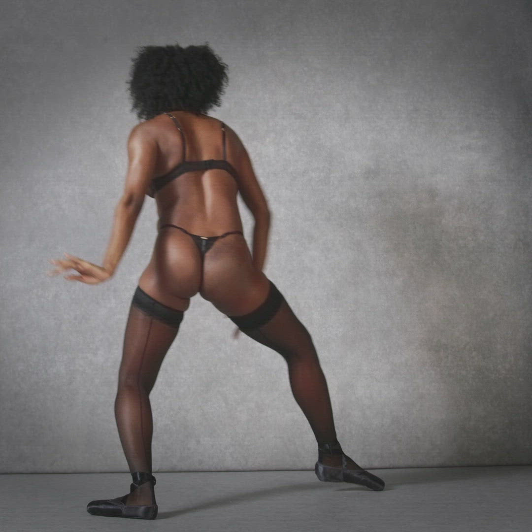 Bluebella Seamed Black Hold Ups