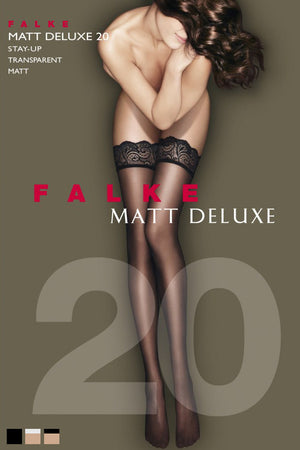 Falke Matt Deluxe 20 Hold Ups - Mayfair Stockings