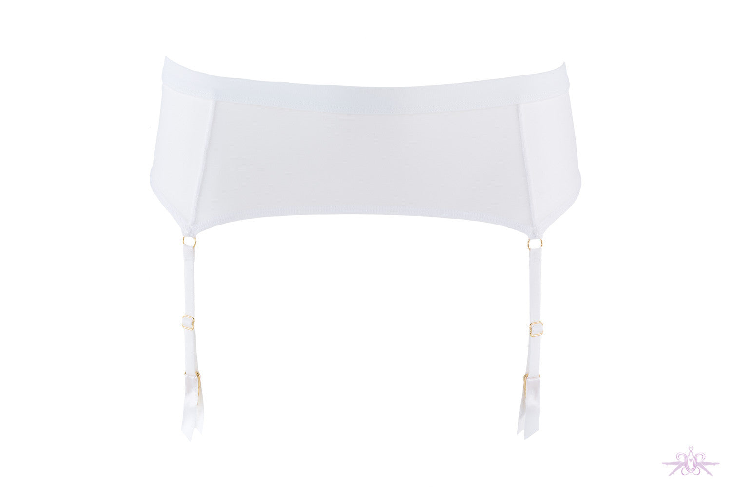 Maison Close Pure Tentation White Garter Belt - Mayfair Stockings