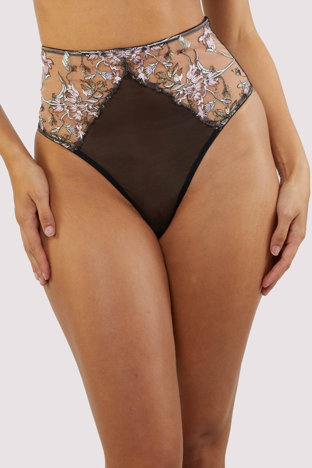 Playful Promises Mayla Embroidered High Waist Thong