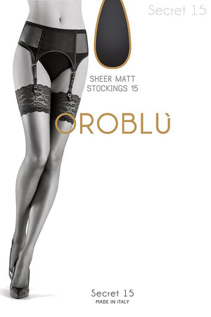 Oroblu Bas Secret 15 Stockings - Mayfair Stockings